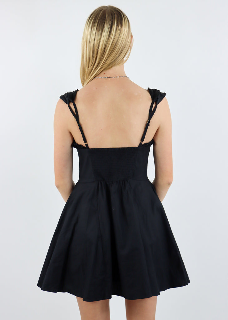 Free People Midnight Magic Mini Dress ★ Black