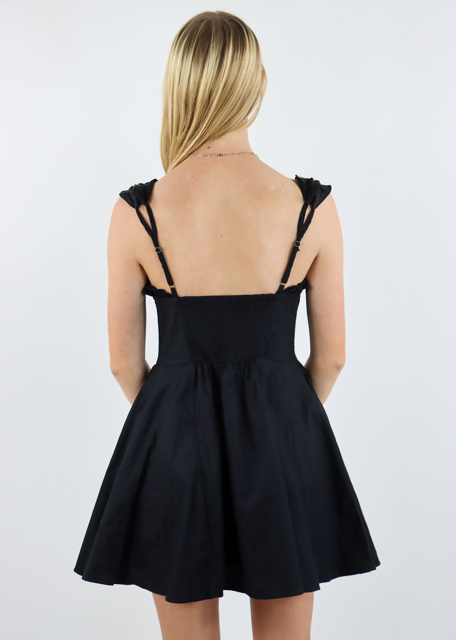 black formal short dress Halter Black Short Dress Women New Summer Sleeveless A-line Evening Party  Dresses fg6144