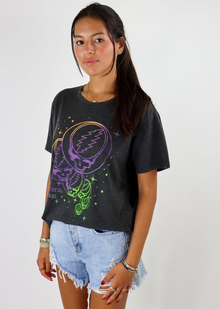 CHASER Grateful Dead Band Tee ★ Charcoal Grey