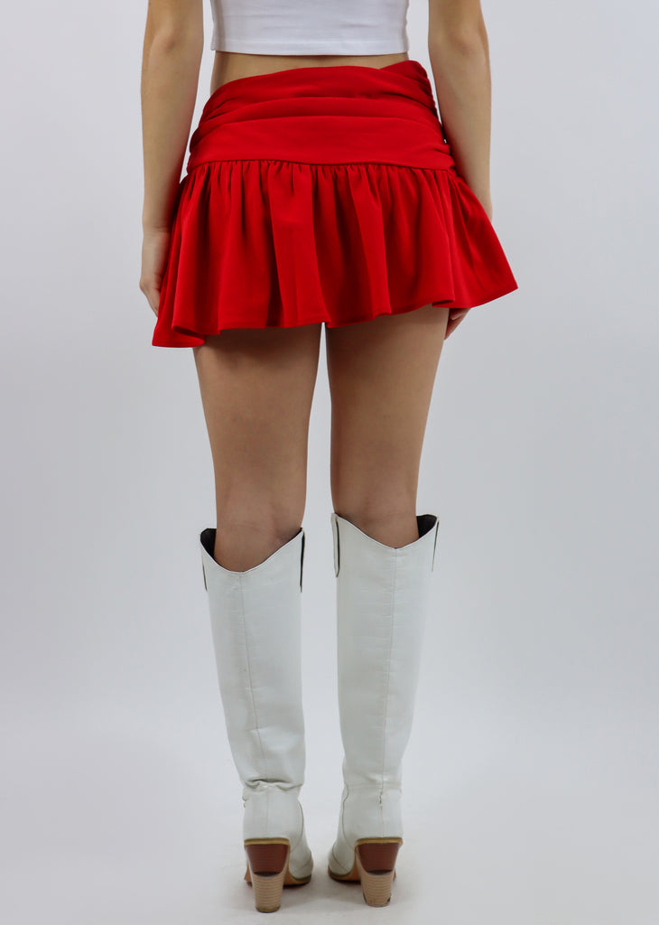 Haven't Met You Yet Mini Skirt ★ Red