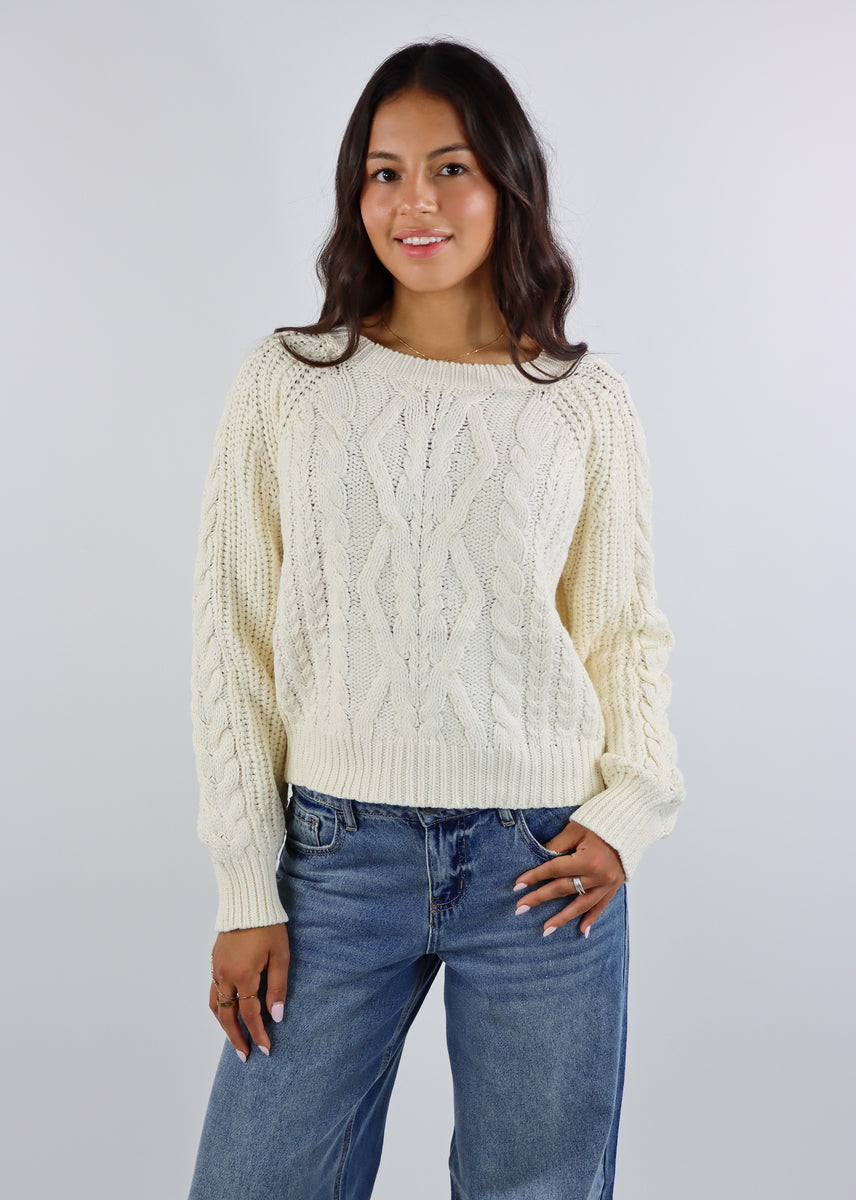 Sunday Morning Sweater ★ Ivory – Rock N Rags