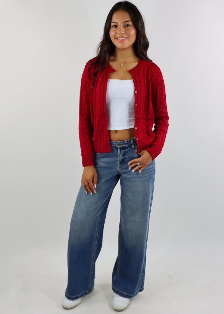 Changing Cardigan ★ Red