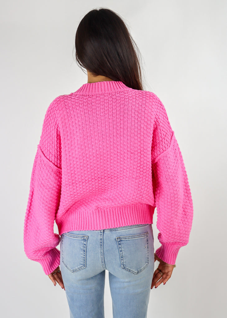 Fall Nights Cardigan ★ Bubblegum