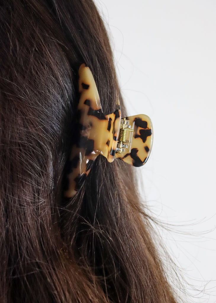 Roses Claw Clip ★ Light Tortoise