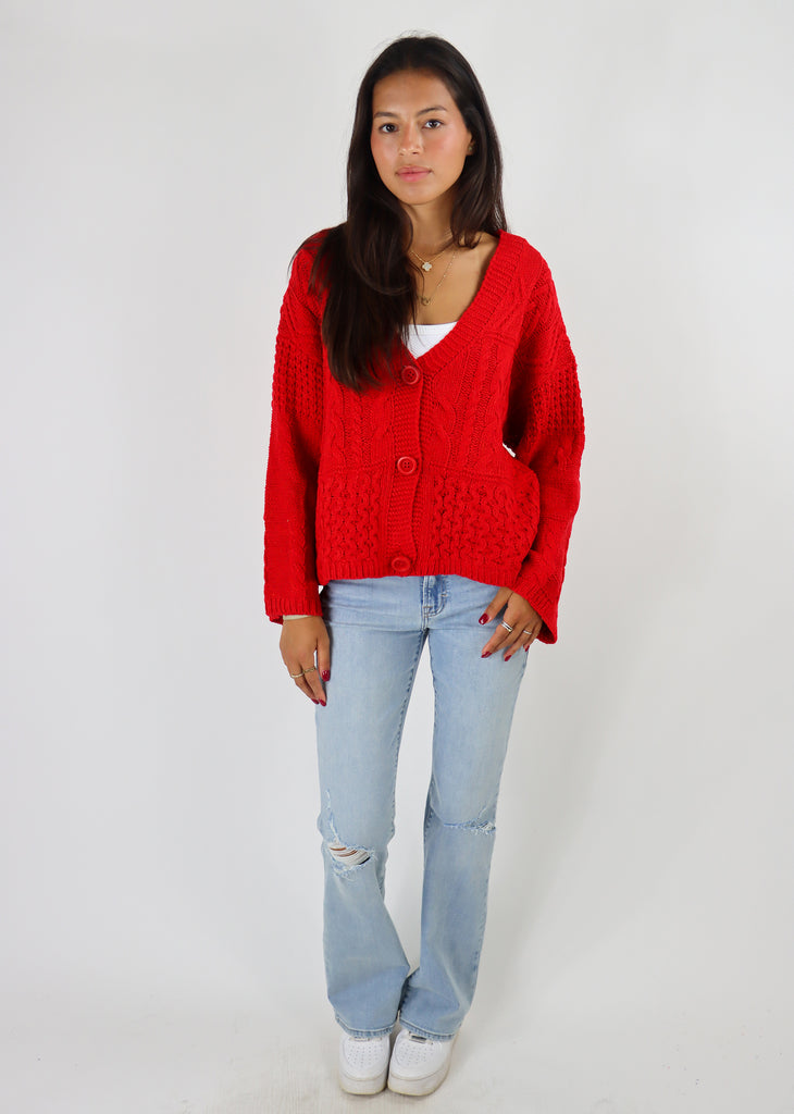 East Coast Cardigan ★ Red