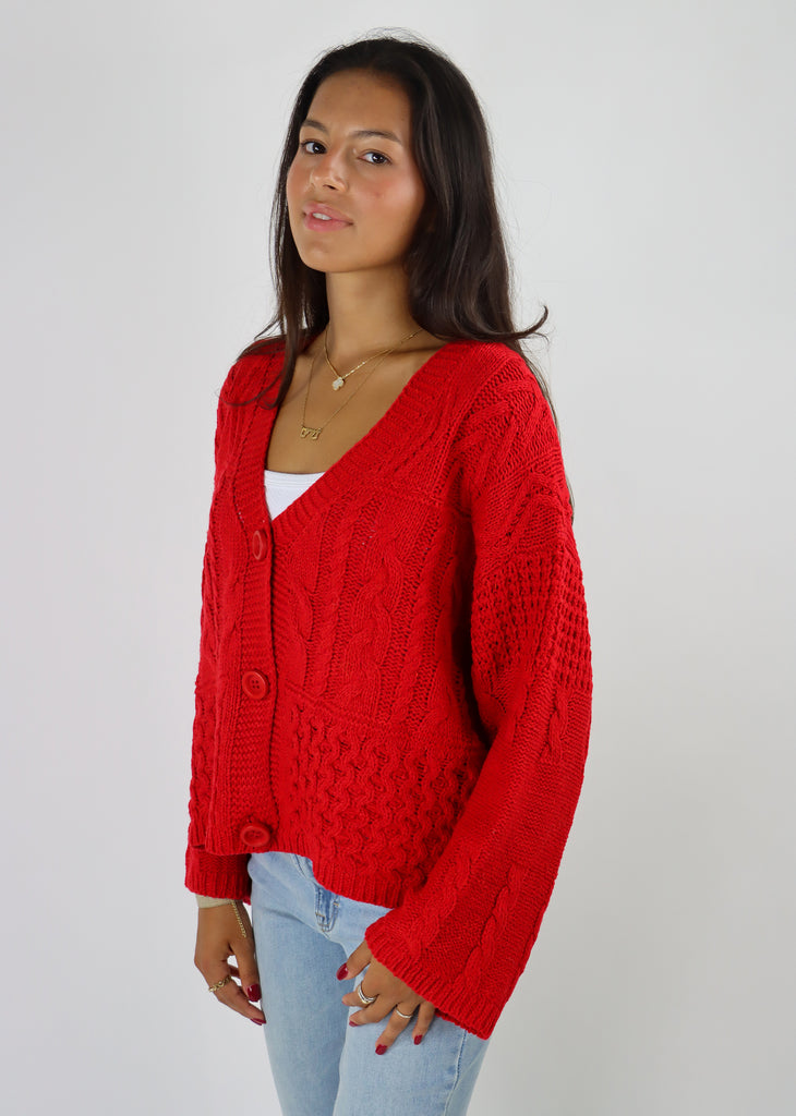 East Coast Cardigan ★ Red