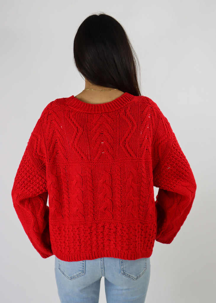 East Coast Cardigan ★ Red