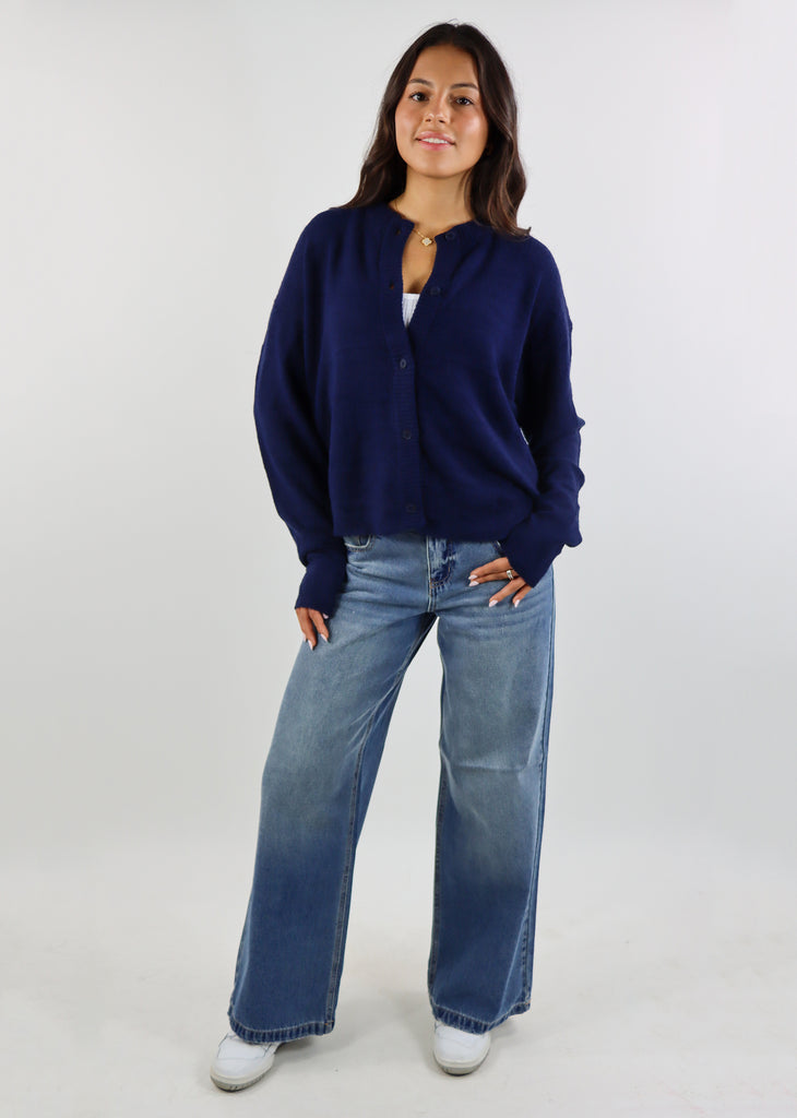 Midnight Sky Cardigan Sweater ★ Navy