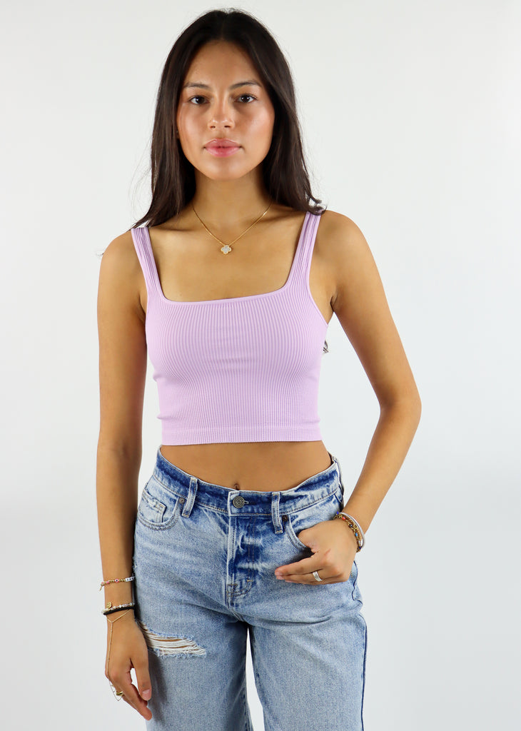 Square Up Tank ★ Lavender