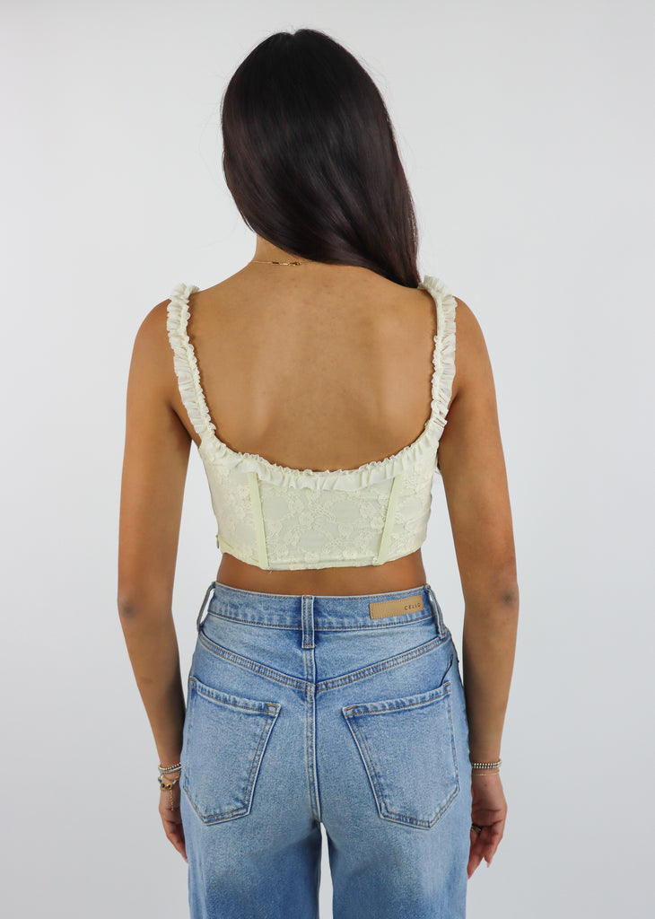 Radiant Corset Top ★ Butter Yellow