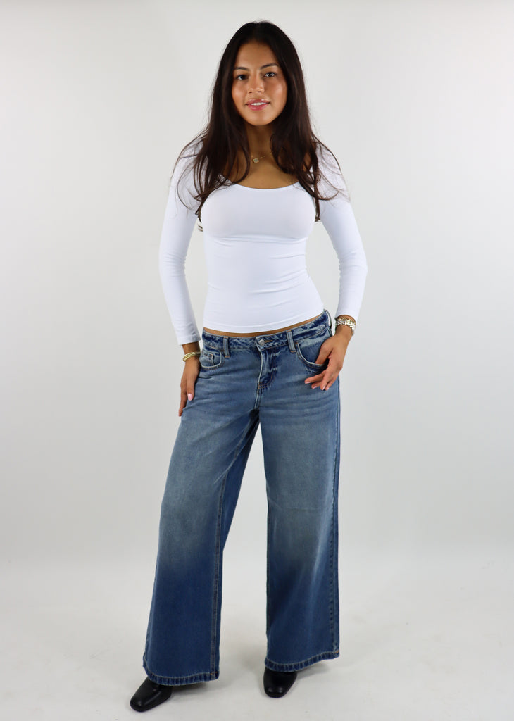 Effortless Long Sleeve Top ★ White