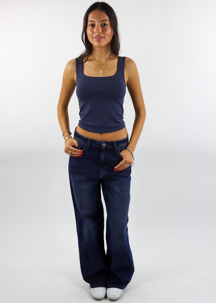 Better Days Tank ★ Navy – Rock N Rags