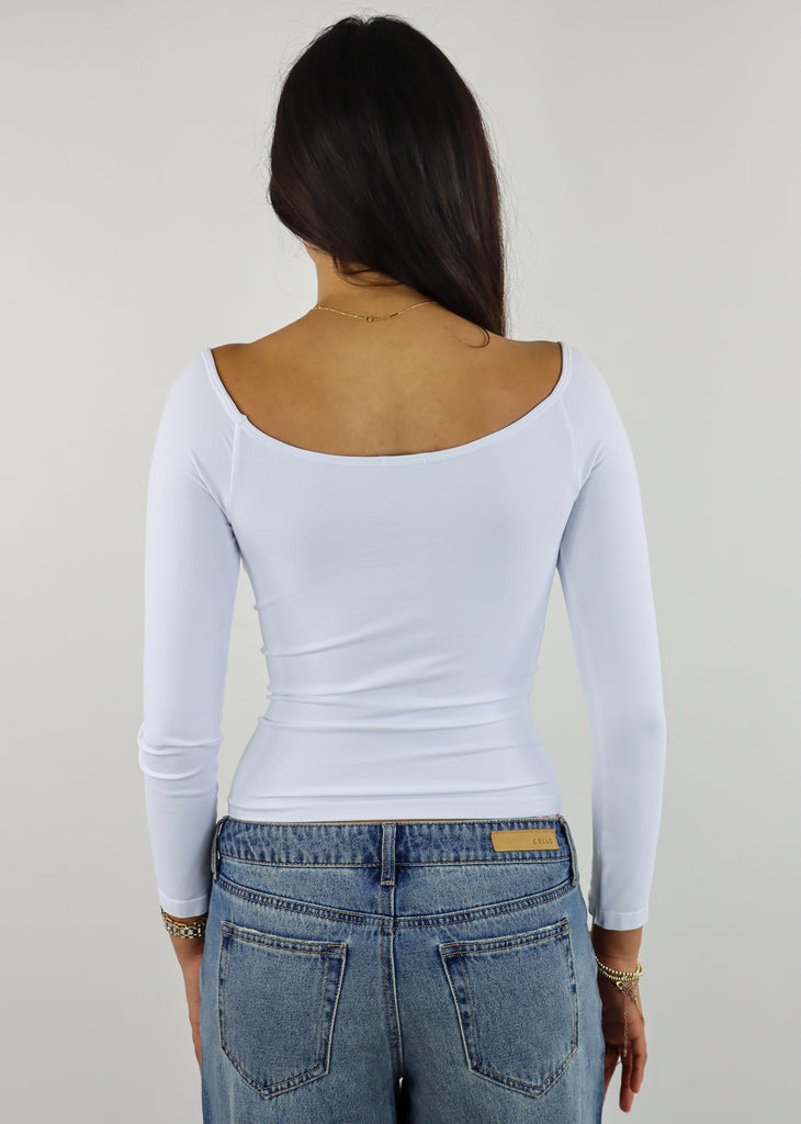 Effortless Long Sleeve Top ★ White