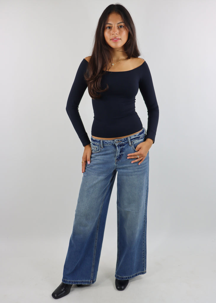 Effortless Long Sleeve Top ★ Black