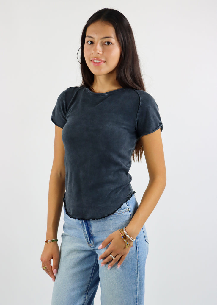 Free People Be My Baby Tee ★ Black