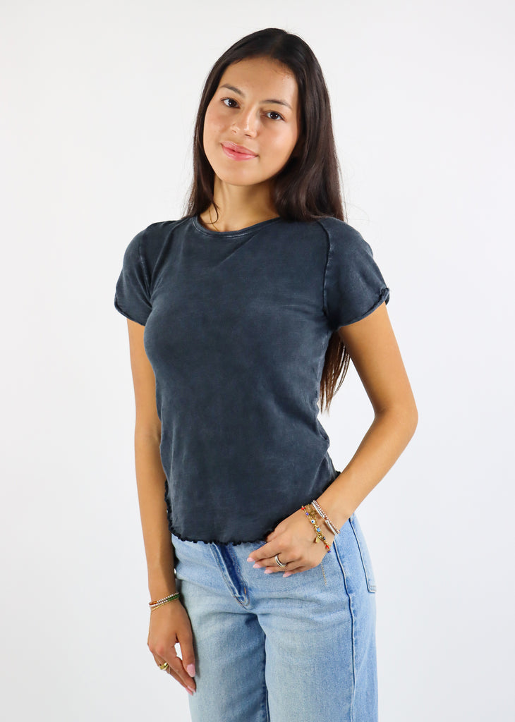 Free People Be My Baby Tee ★ Black