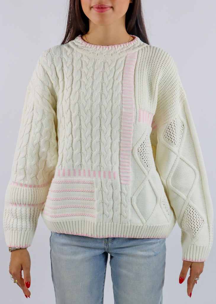 Dandelions Sweater ★ White