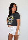 Sun Records graphic cropped band tee shirt. 