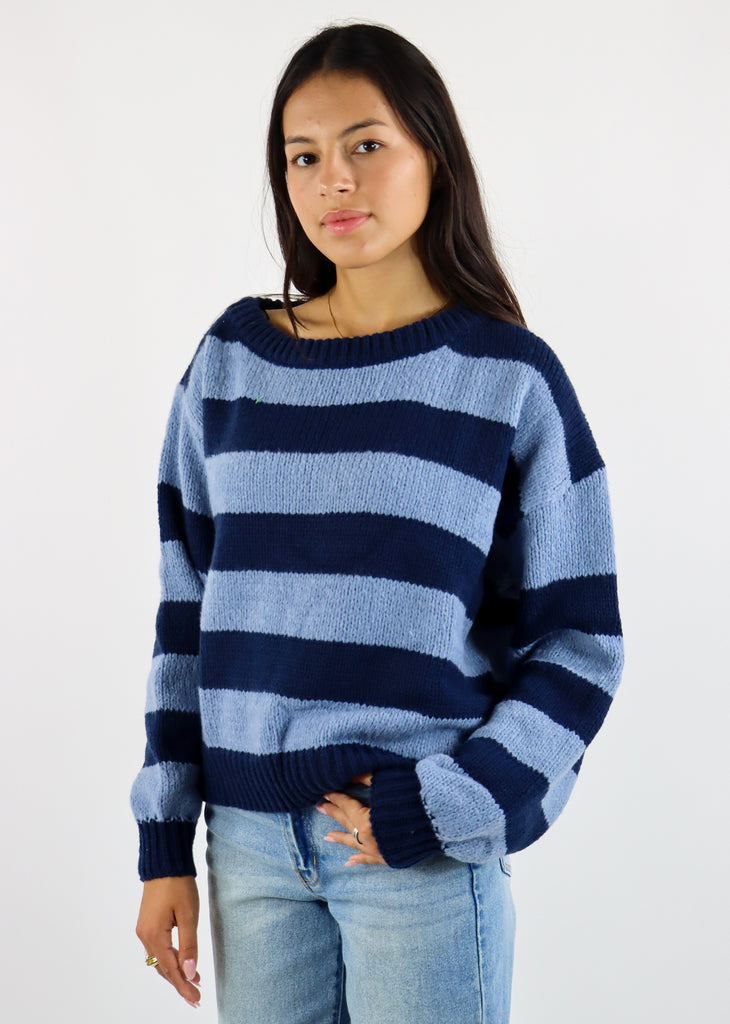 My Favorite Striped Sweater ★ Navy & Blue