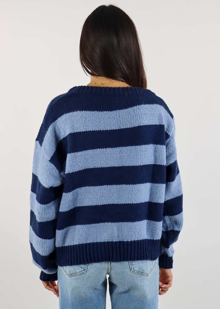 My Favorite Striped Sweater ★ Navy & Blue