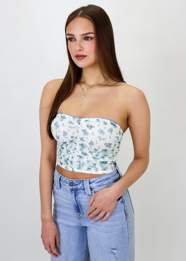 The Difference Tube Top ☆ Light Wash – Rock N Rags