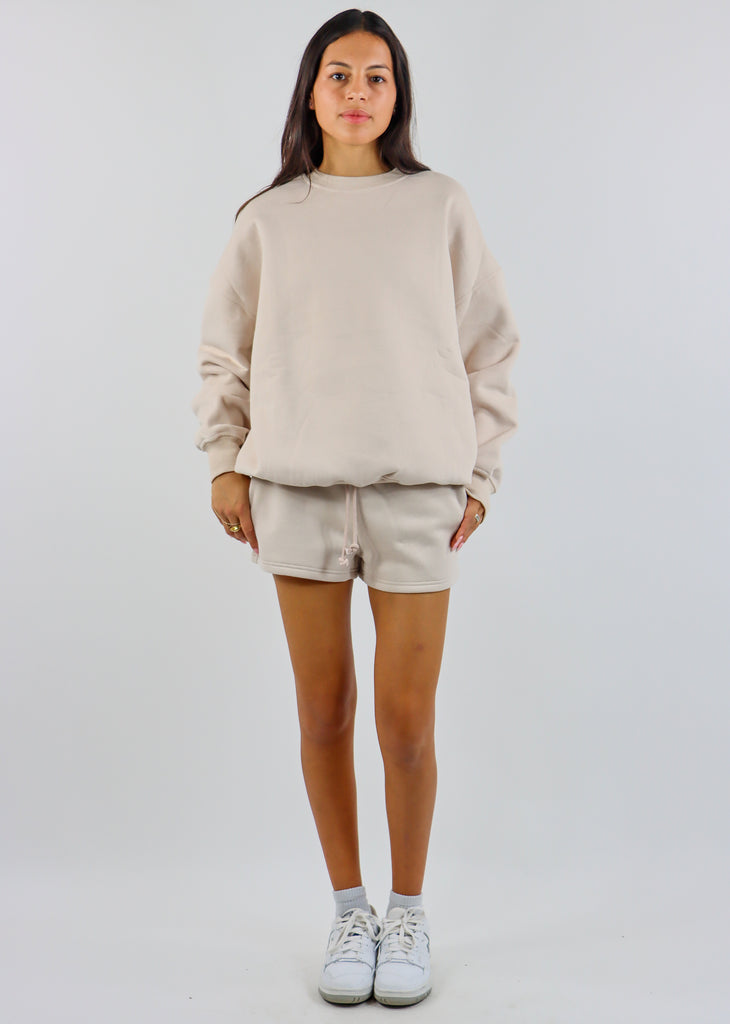 Autumn Sun Sweat Shorts ★ Beige