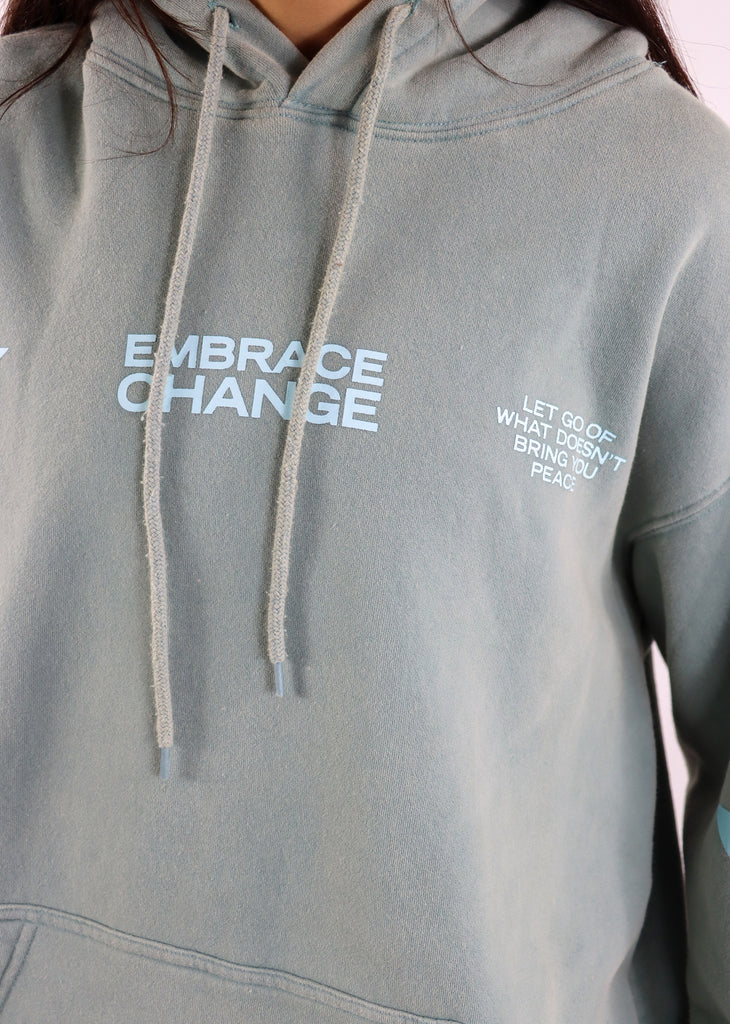 Mayfair Embrace Change Hoodie ★ Mint