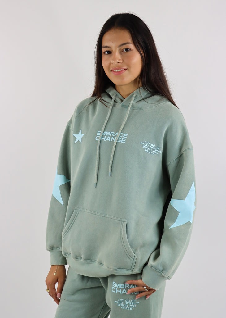 Mayfair Embrace Change Hoodie ★ Mint