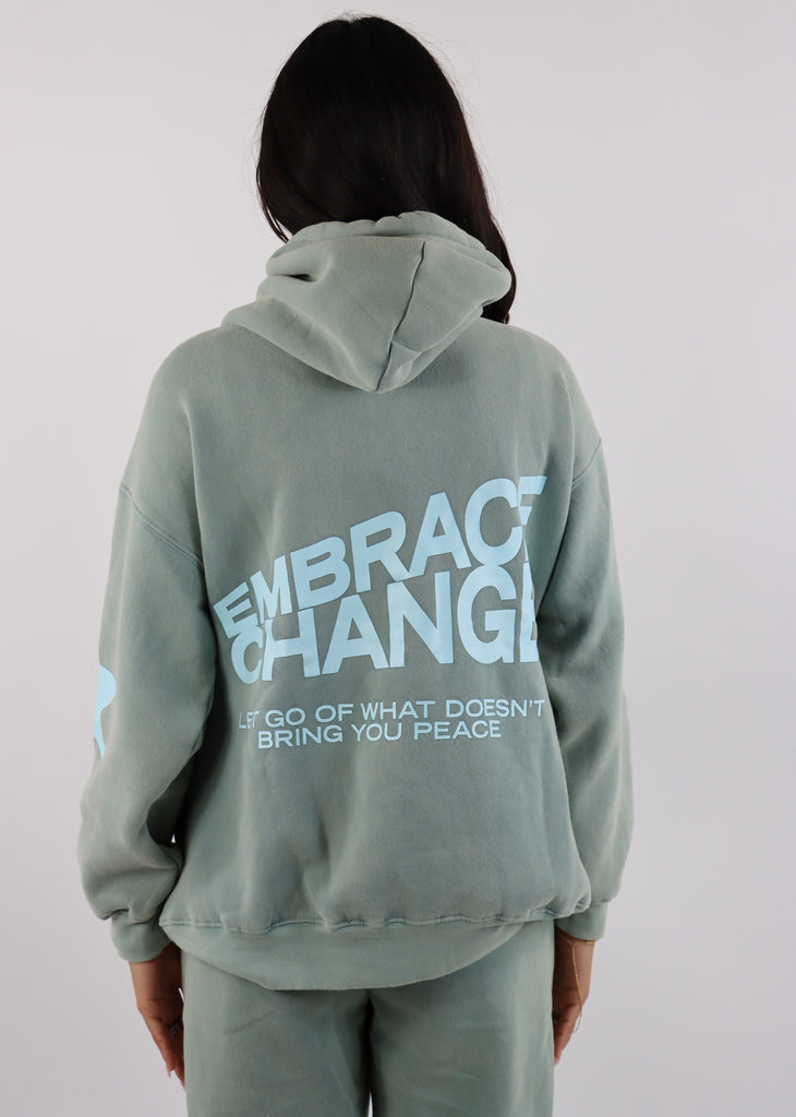 Mayfair Embrace Change Hoodie ★ Mint