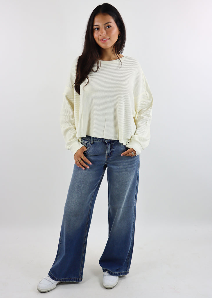 Go Your Own Way Sweater  ★ Creme