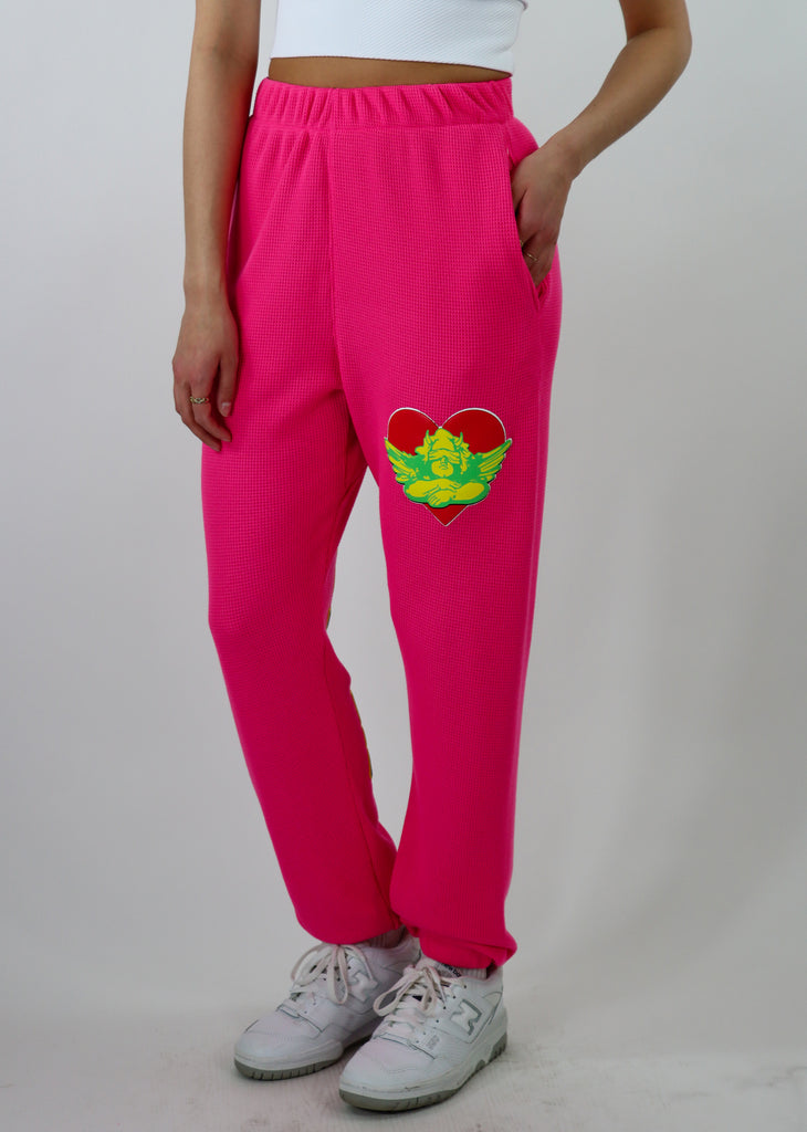 Spunk Thermal Mac Slim Sweatpants ★ Hot Pink