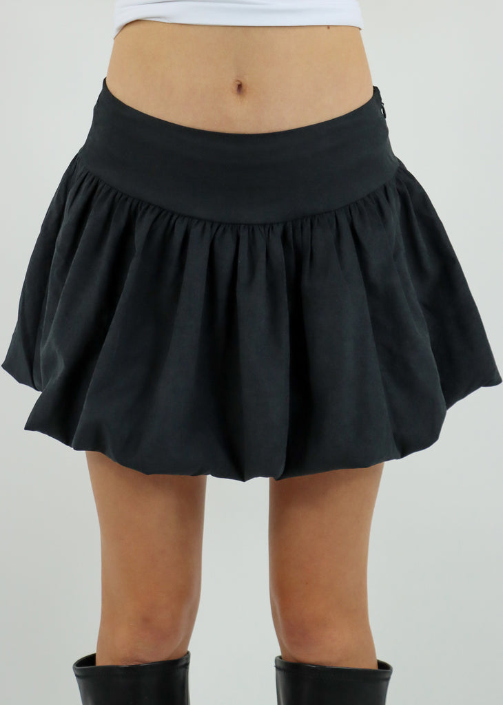 Run For The Hills Bubble Skirt ★ Black