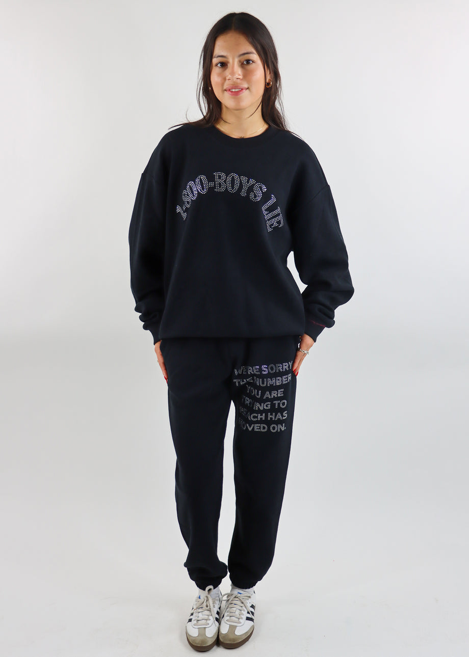 Boys Lie 1-800 Kara Remix Crewneck ☆ Black – Rock N Rags