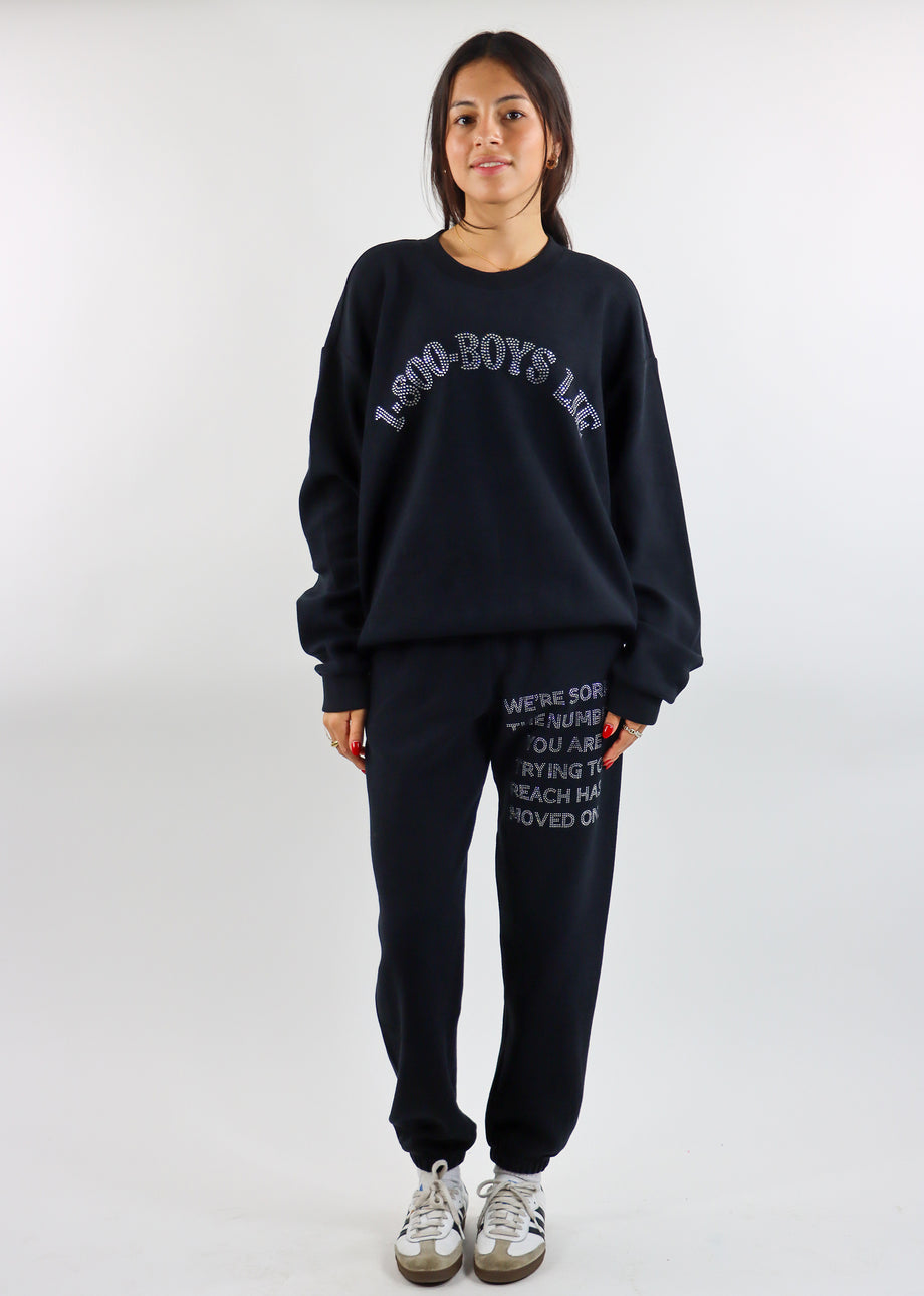 Boys Lie 1-800 Mac Slim Remix Sweatpants ☆ Black – Rock N Rags