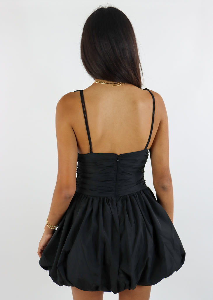 Closer To The Sun Bubble Dress ★ Black