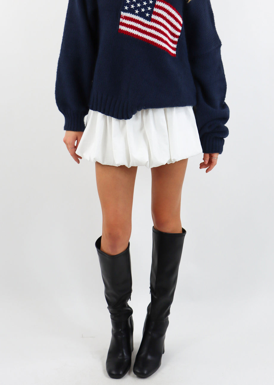 Run For The Hills Bubble Skirt ☆ White – Rock N Rags
