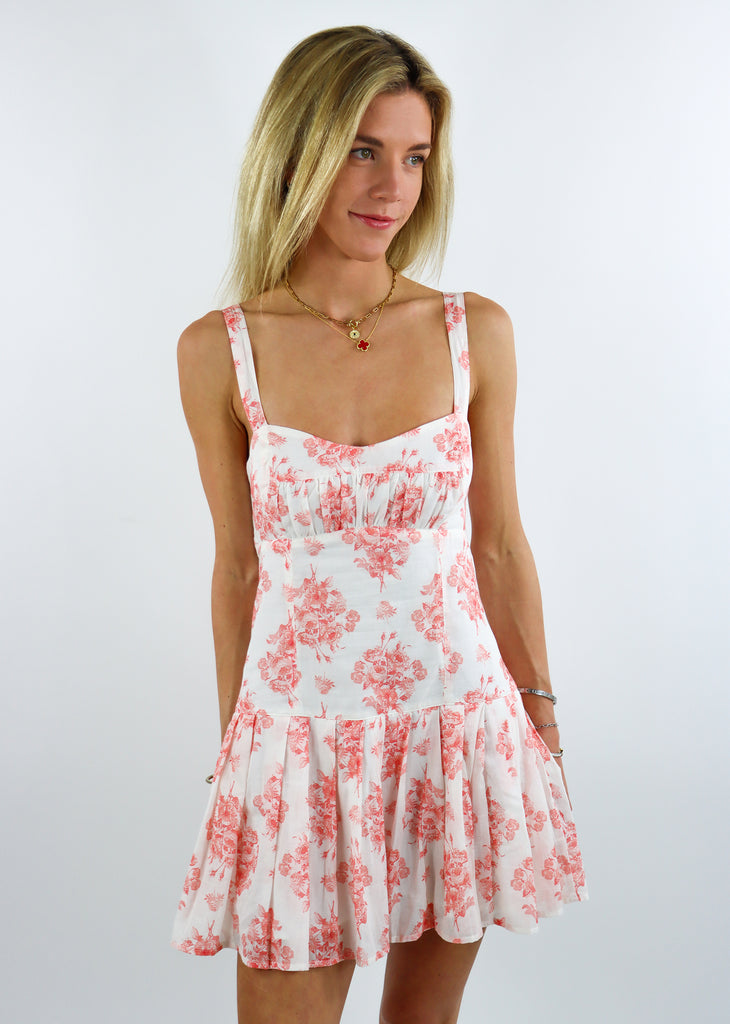 Edge of Seventeen Dress ★ Orange Floral