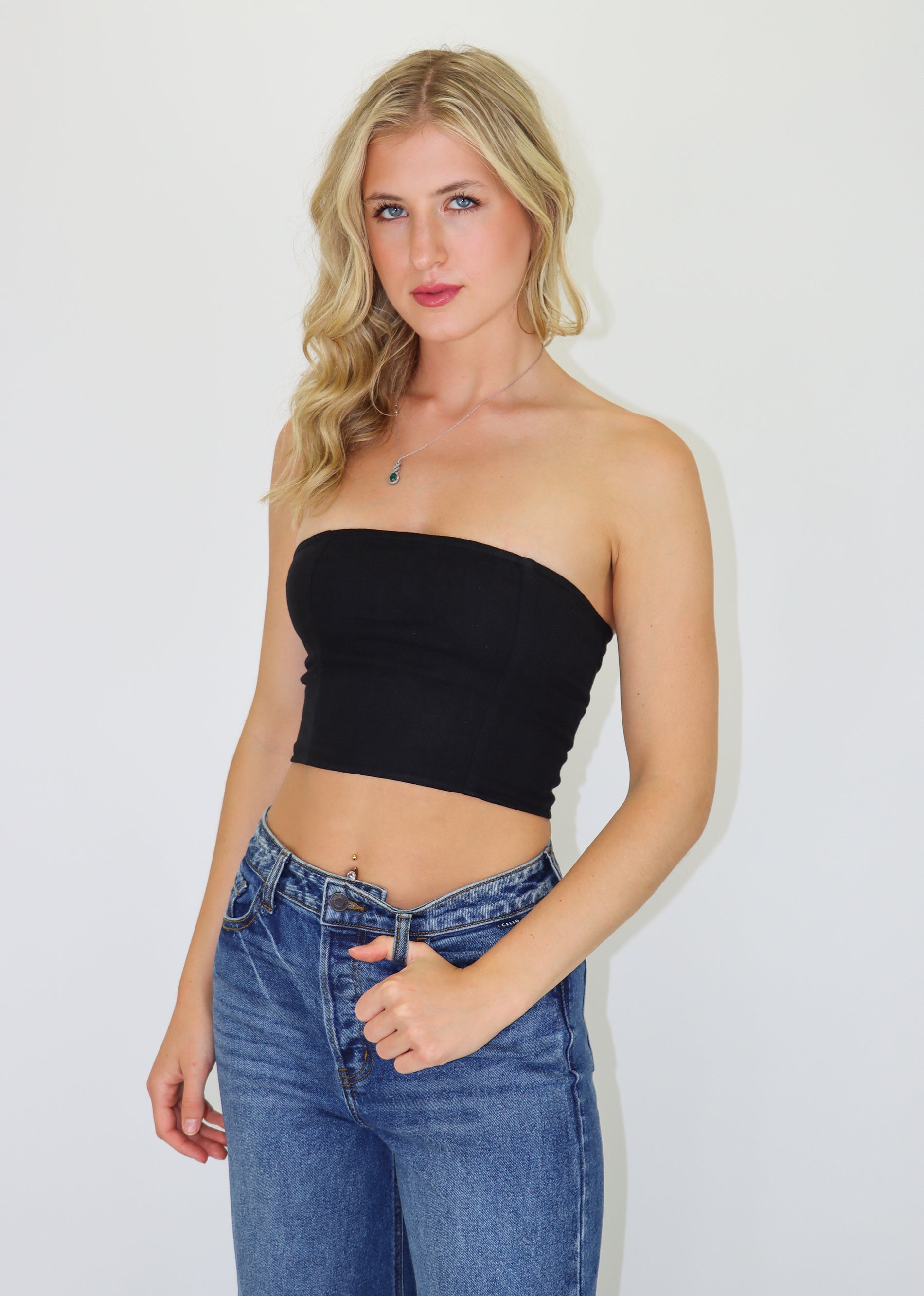 tube top dress black Cupid Tube Top Black Large