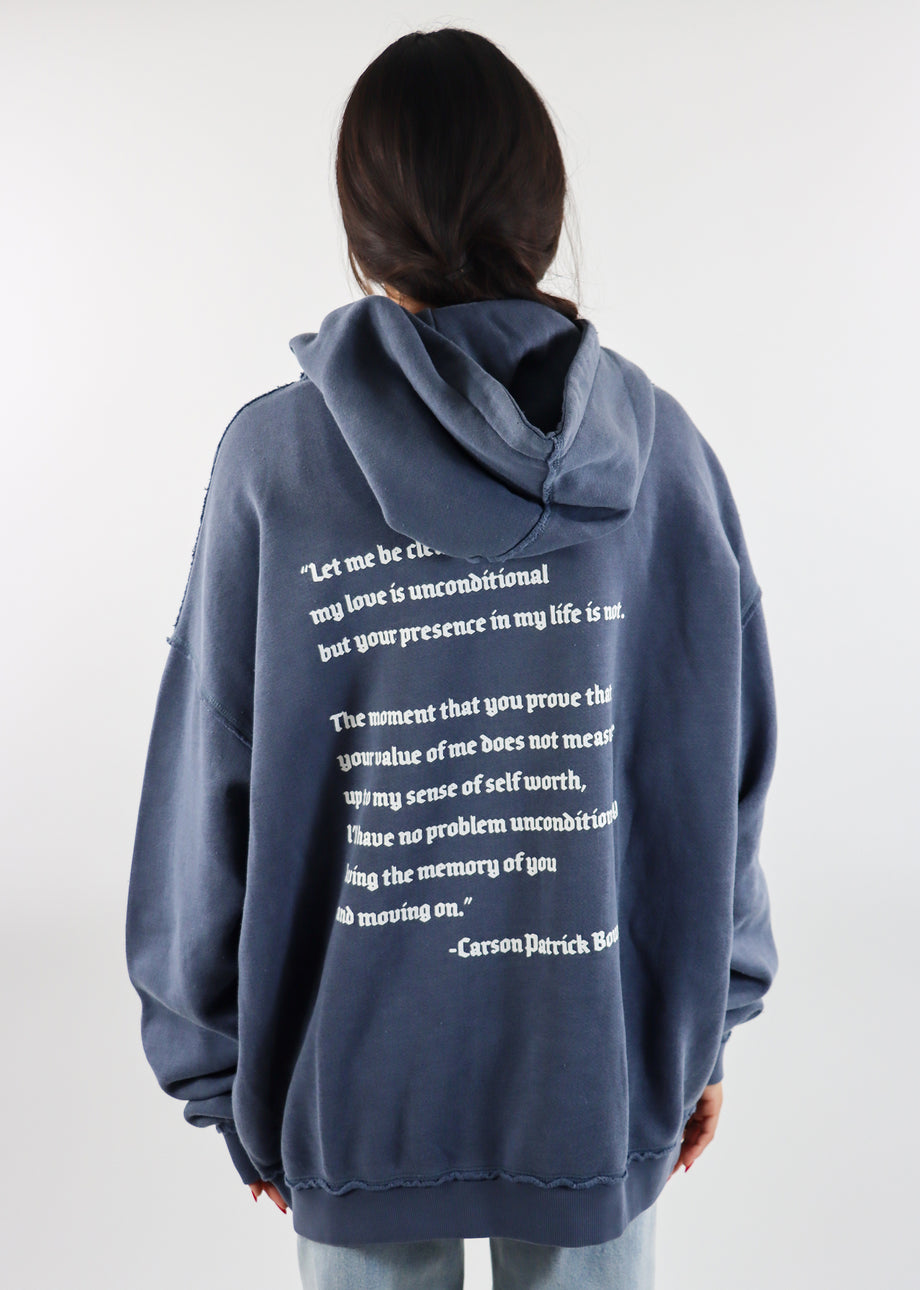 Womens Hoodie Boys Lie Denim Remix Hoodie Boys Lie Denim Remix