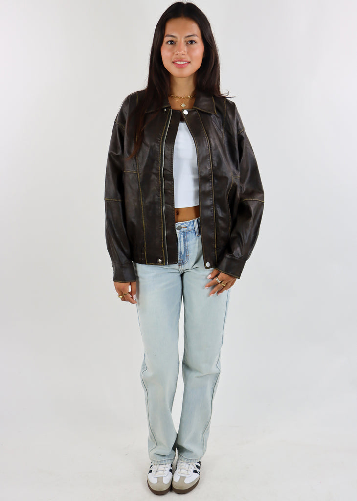 Envy The Leaves Bomber Jacket ★ Brown