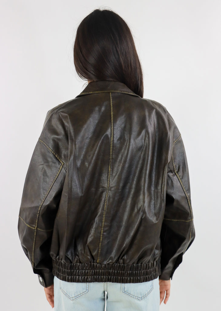 Envy The Leaves Bomber Jacket ★ Brown