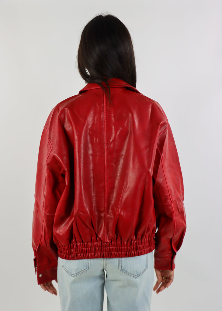 Envy The Leaves Bomber Jacket ★ Red