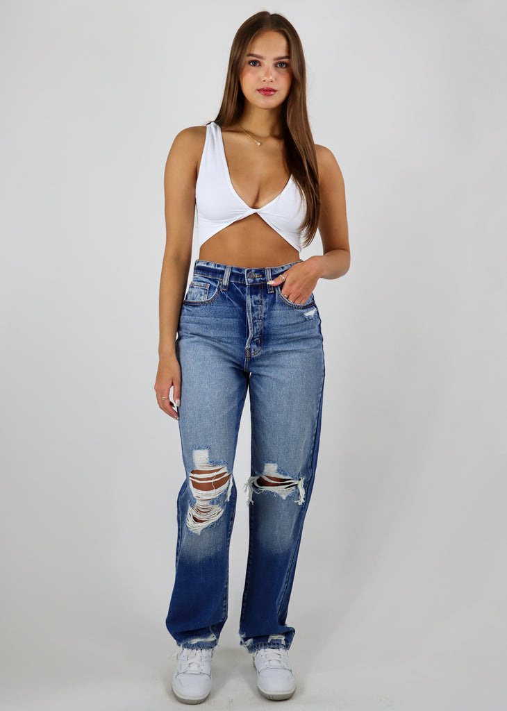 Hear Me Out Dad Jeans ★ Medium Wash