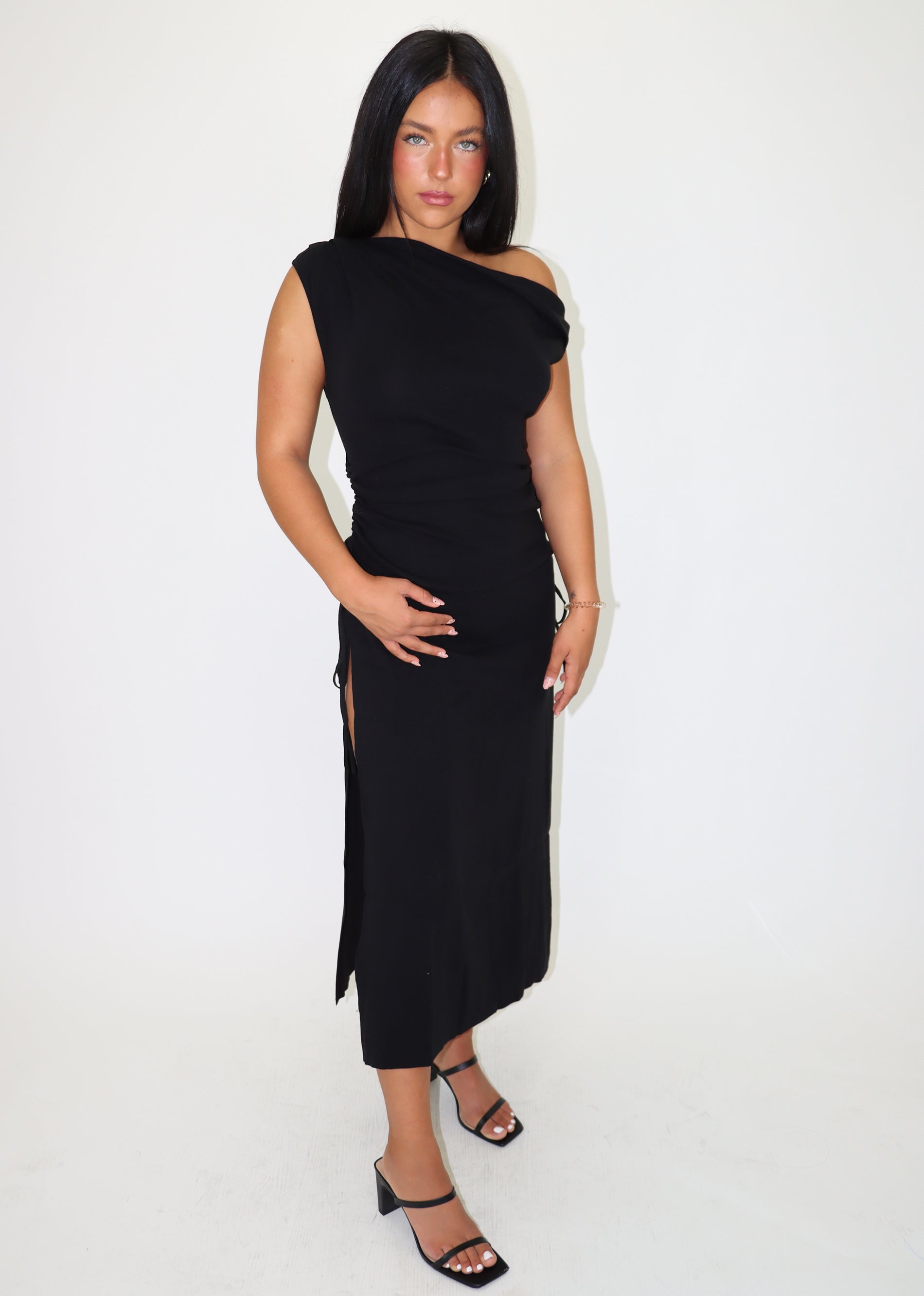 Lioness Original Sin Midi Dress Black Lioness Original Sin Midi Dress Black