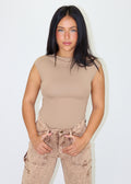 Lioness Uno Tie Top ★ Taupe