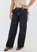 Lioness Freedom Jeans ★ Charcoal Black