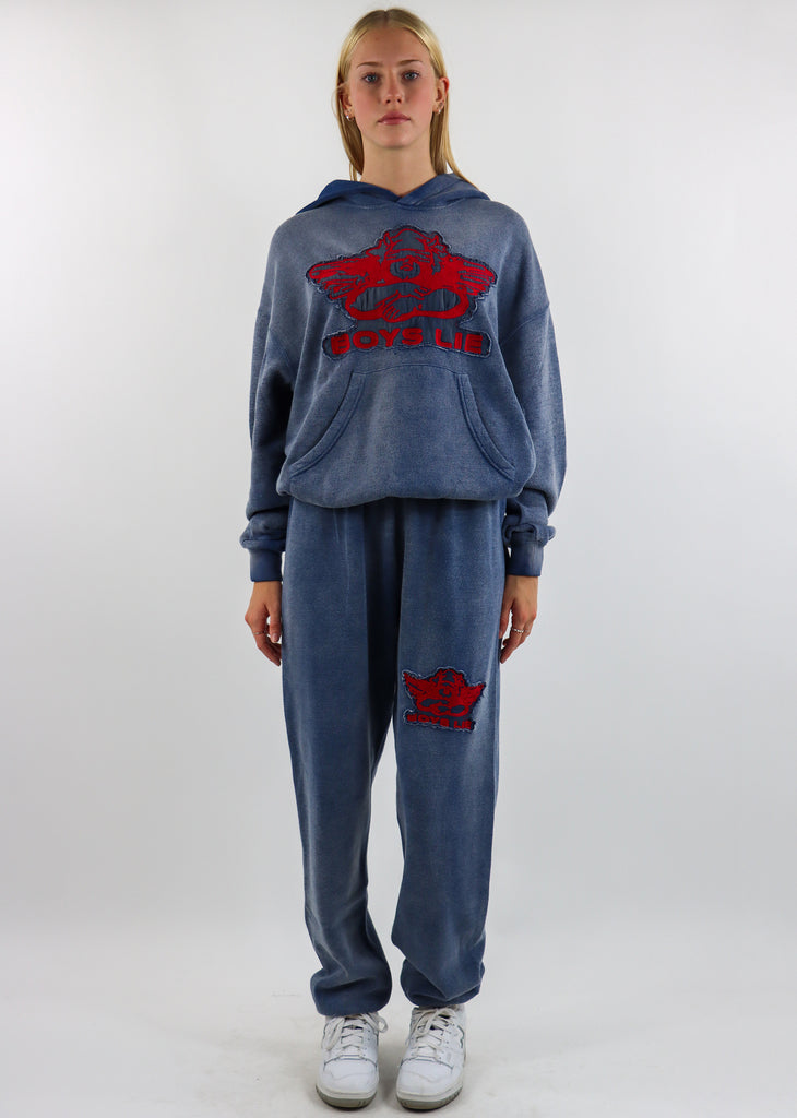 Boys Lie Stitch Me Up Kimmy Sweatpants ★ Heather Navy