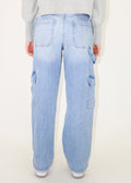 Energy Low Rise Cargo Jeans ★ Light Wash