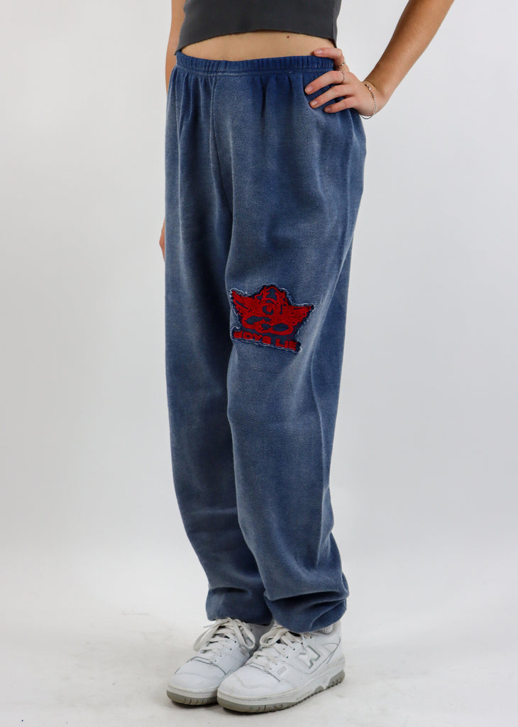 Boys Lie Stitch Me Up Kimmy Sweatpants ★ Heather Navy