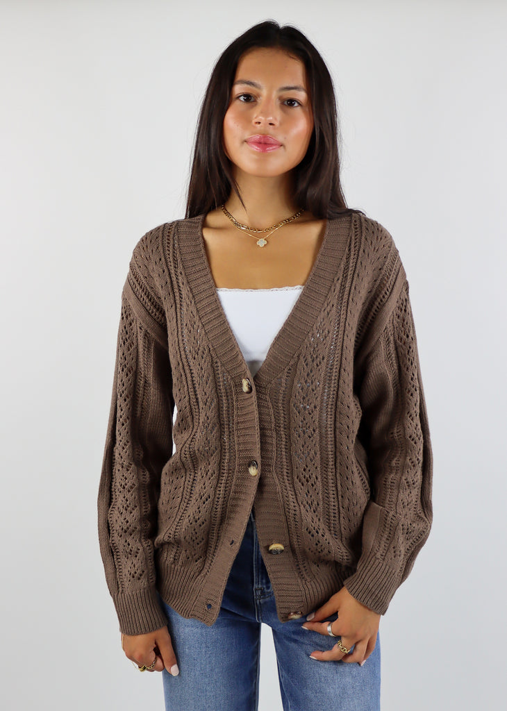 Dancing With You Cardigan ★ Brown